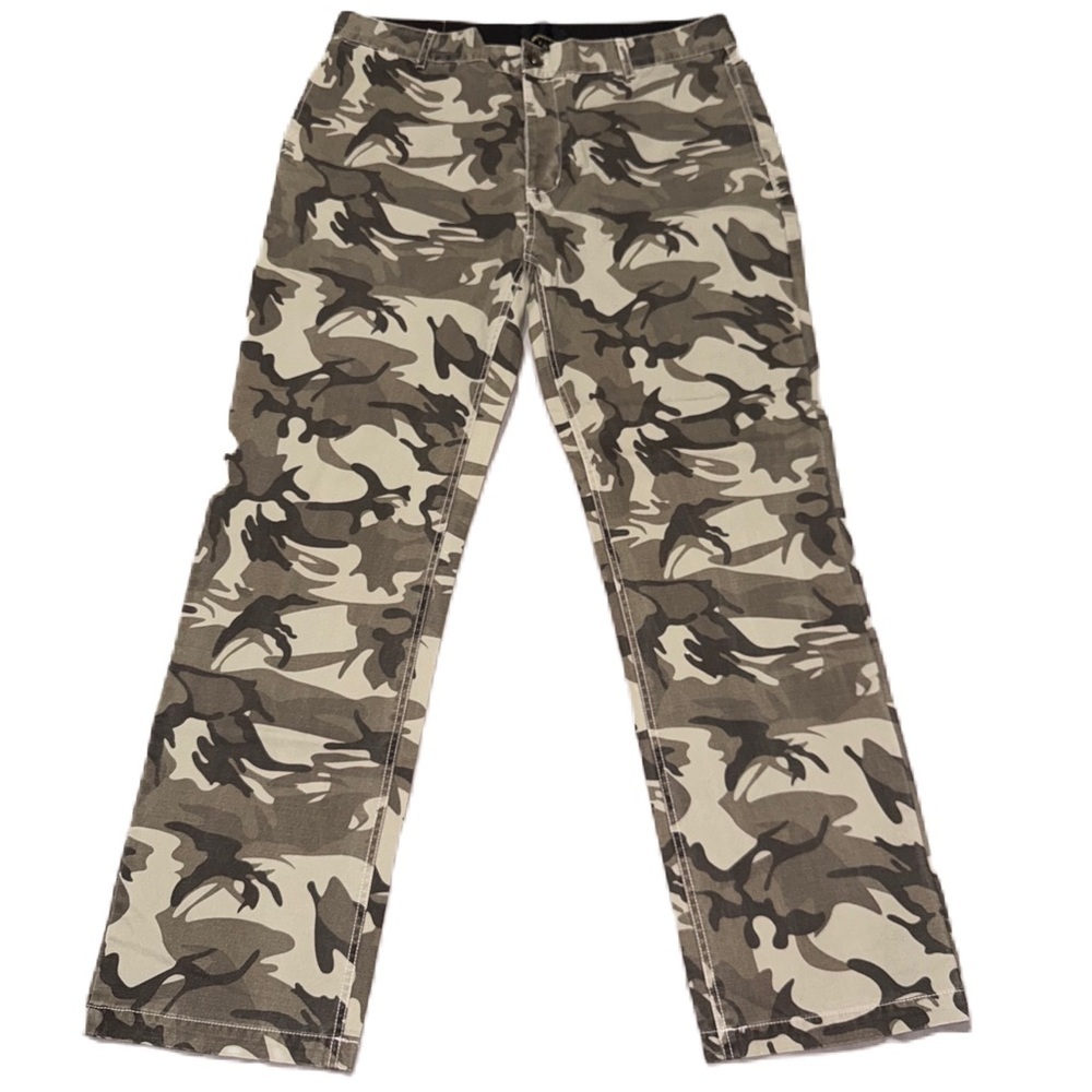Astronomy W36 L31 Camo Chino Pants Gray Black